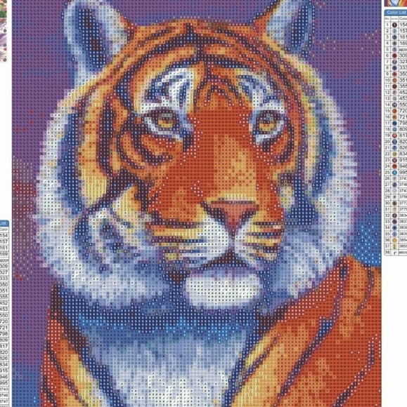 Free Add On With $30 Full diamond painting kit Fiery Beauty by Castle Craft - Picture 1 of 6